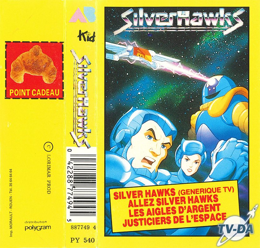cassette audio silverhawks 4 chansons