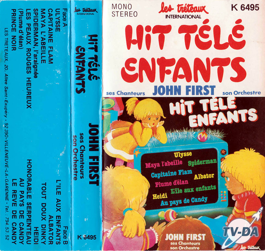 cassette audio hit tele enfants treteaux