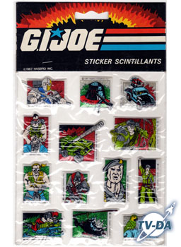 Gi joe stickers planche 3 stickers gijoe