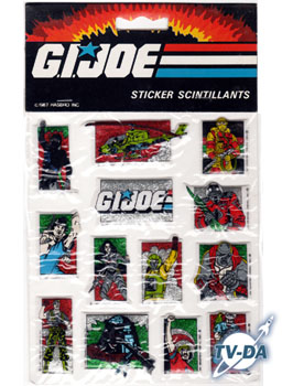 Gi joe stickers planche 4 stickers gijoe