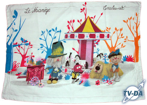 le manège enchanté - Taie d'oreiller taie d oreiller le manege enchante