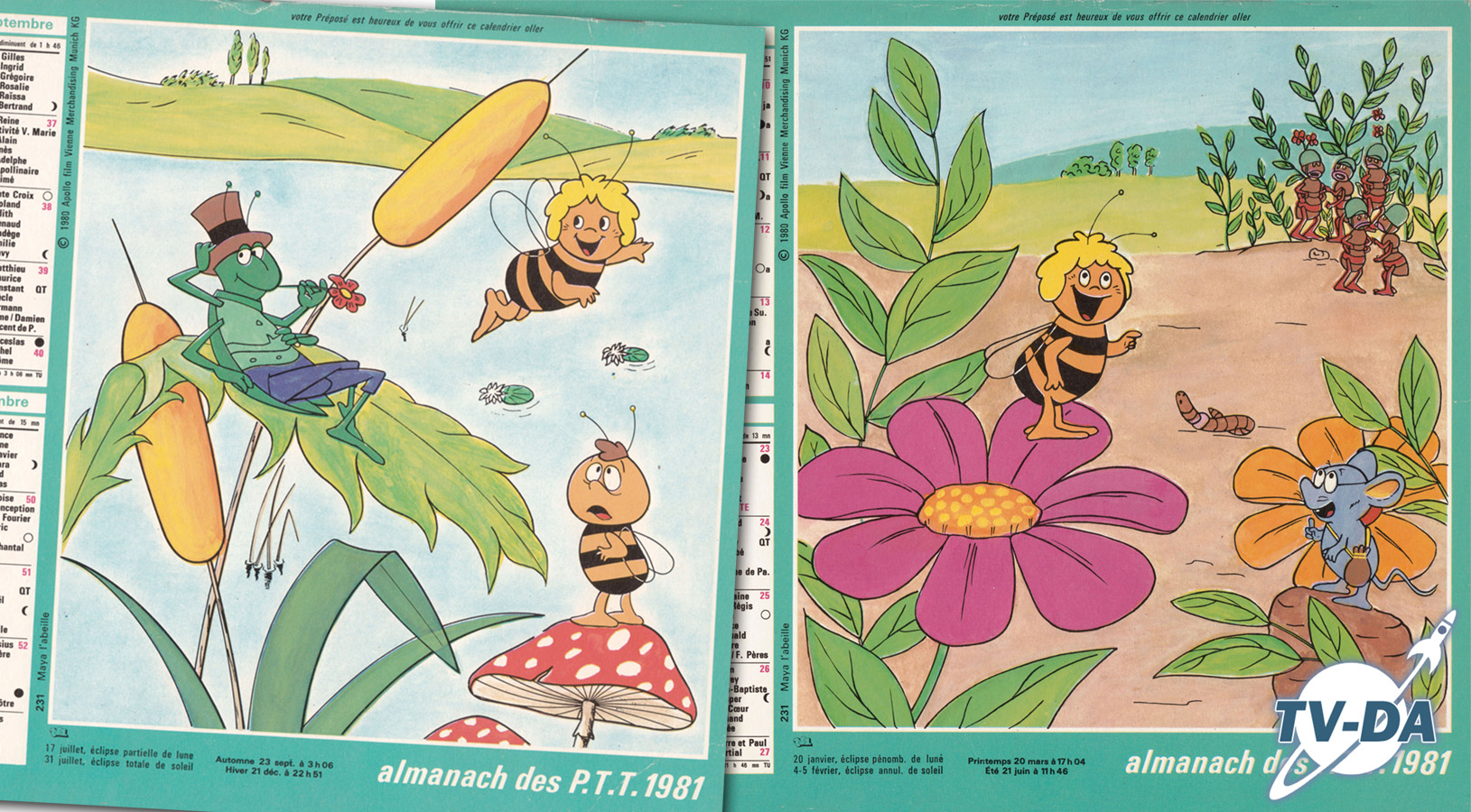 almanach calendrier ptt maya l abeille