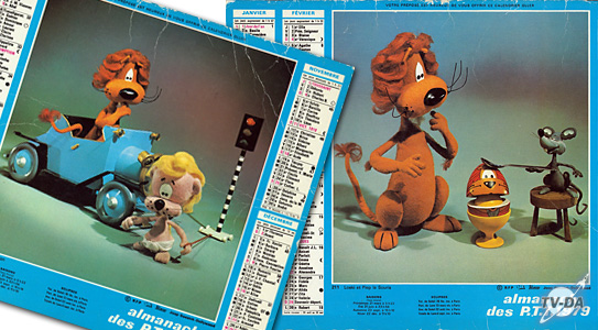 Loeki le petit lion calendrier almanach calendrier ptt loeki le petit lion