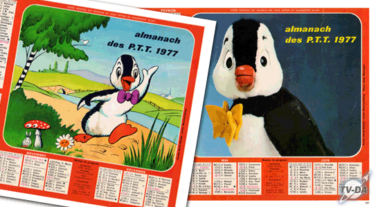 Nestor le pingouin calendrier almanach calendrier ptt nestor le pingouin