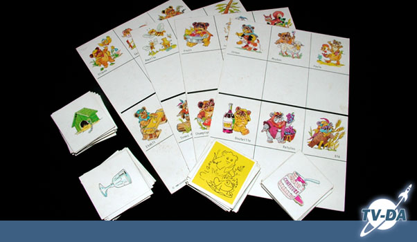 jeu ewoks loto carte