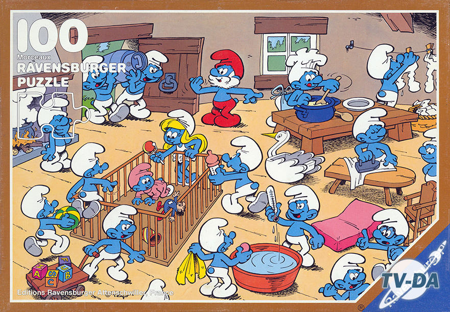 puzzle schtroumpfs bebe schtroumpf