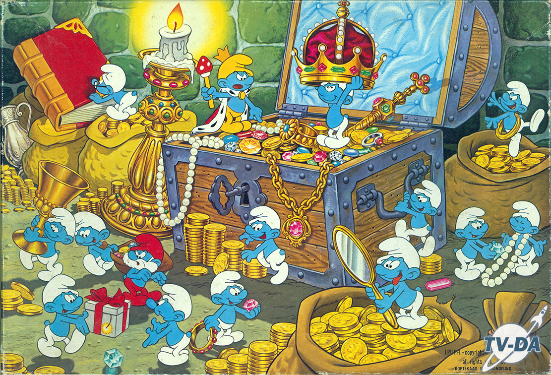 puzzle schtroumpfs tresor