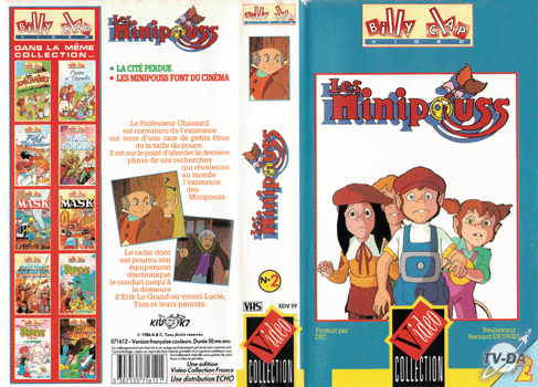Minipouss vol.2 cassette video les minipouss volume 2