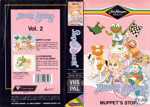 cassette video muppet babies volume 2