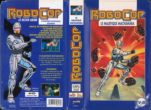 Robocop - le maléfique Macnamara cassette video robocop