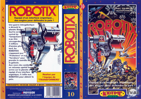 Robotix Vol.10 cassette video robotix volume 10