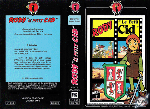 cassette video rody le petit cid