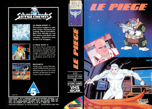 Silverhawks vol.5 cassette video silverhawks volume 5