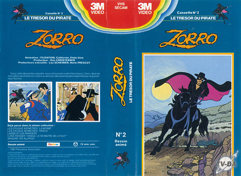 Le trésor du pirate cassette video zorro