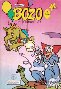 livre bozo le clown mensuel numero 3