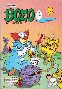 livre bozo le clown numero mensuel 7