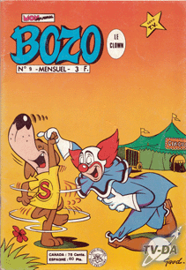 livre bozo le clown numero mensuel 9