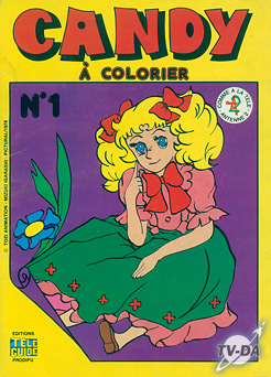 Candy à colorier n°1 livre candy a colorier numero 1
