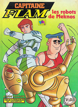 livre capitaine flam les robots de meknos