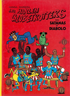 livre Les Harlem Globetrotters avec Satanas et Diabolo