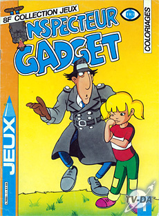 livre inspecteur gadget collection jeux  numero 1