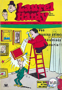 Laurel et Hardy n°4 livre laurel et hardy numero 4 annee 2