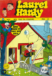 Laurel et Hardy n°9 livre laurel et hardy numero 9 annee 2