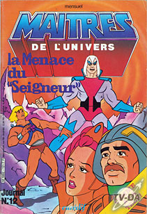 Les maîtres de l'univers journal n°12 la menace du seigneur livre les maitres de l univers journal numero 12