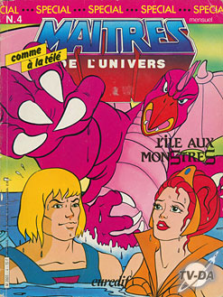 Les maîtres de l'univers spécial n°4 l'île aux monstres livre les maitres de l univers special numero 4