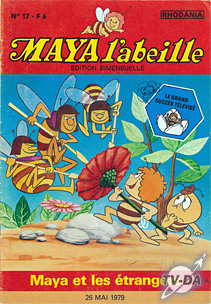 Maya l'abeille n°17 Maya et les étrangers livre maya l abeille numero 17
