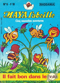 Maya l'abeille n°6 il fait bon dans le pré maya l abeille numero 6