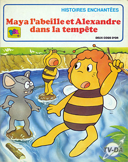Maya l'abeille et Alexandre dans la tempête livre maya l abeille