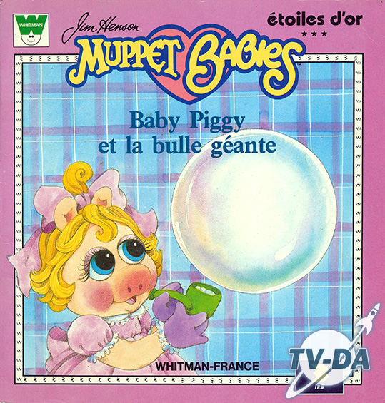 livre muppet babies baby piggy bulle geante