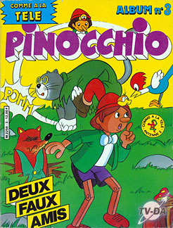 livre pinocchio album numero 3