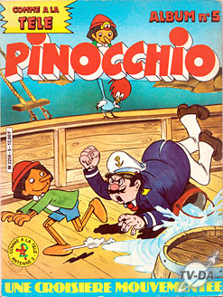 livre pinocchio album numero 5