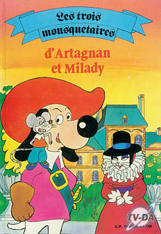 D'artagnan et Milady livre trois mousquetaires