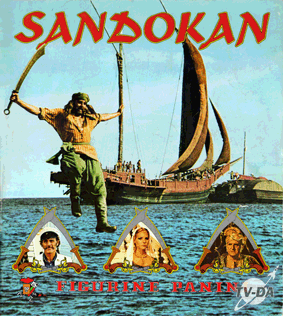 Sandokan album images autocollantes album images panini sandokan
