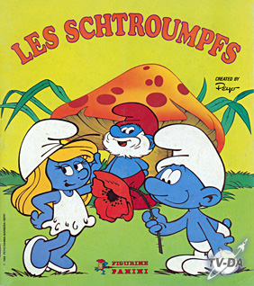 Les Schtroumpfs album images autocollantes album images panini les schtroumpfs