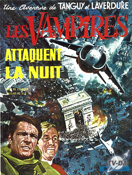 Tanguy et Laverdure - Les vampires attaquent la nuit livre tanguy laverdure