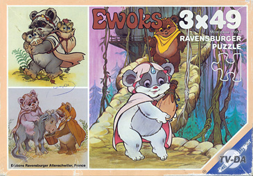 Chez les ewoks puzzle les ewwoks