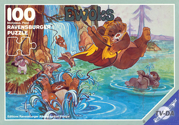 puzzle les ewoks le bain