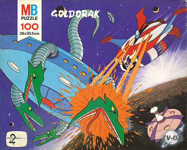 Goldorak combat dans l'espace puzzle goldorak combat dans l'espace