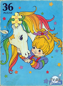 puzzle rainbow brite et son cheval Tagada